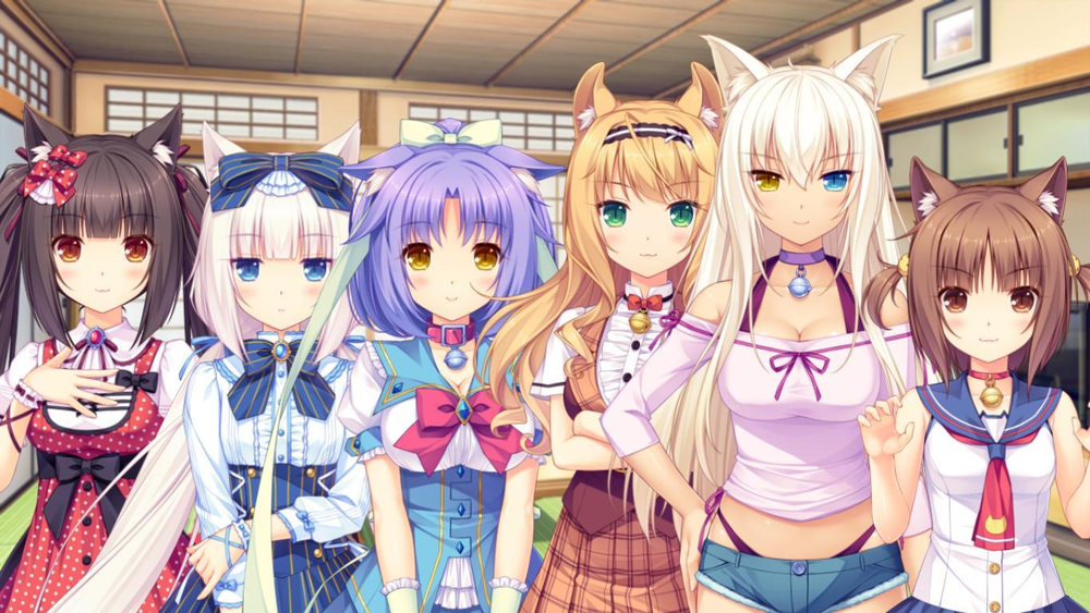 Nekopara catgirls