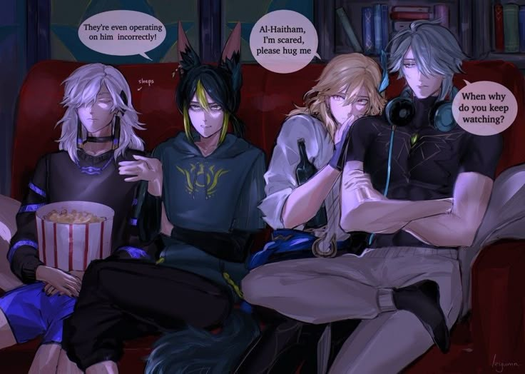 Кавех сайно аль хайтам тигнари смотрят фильм