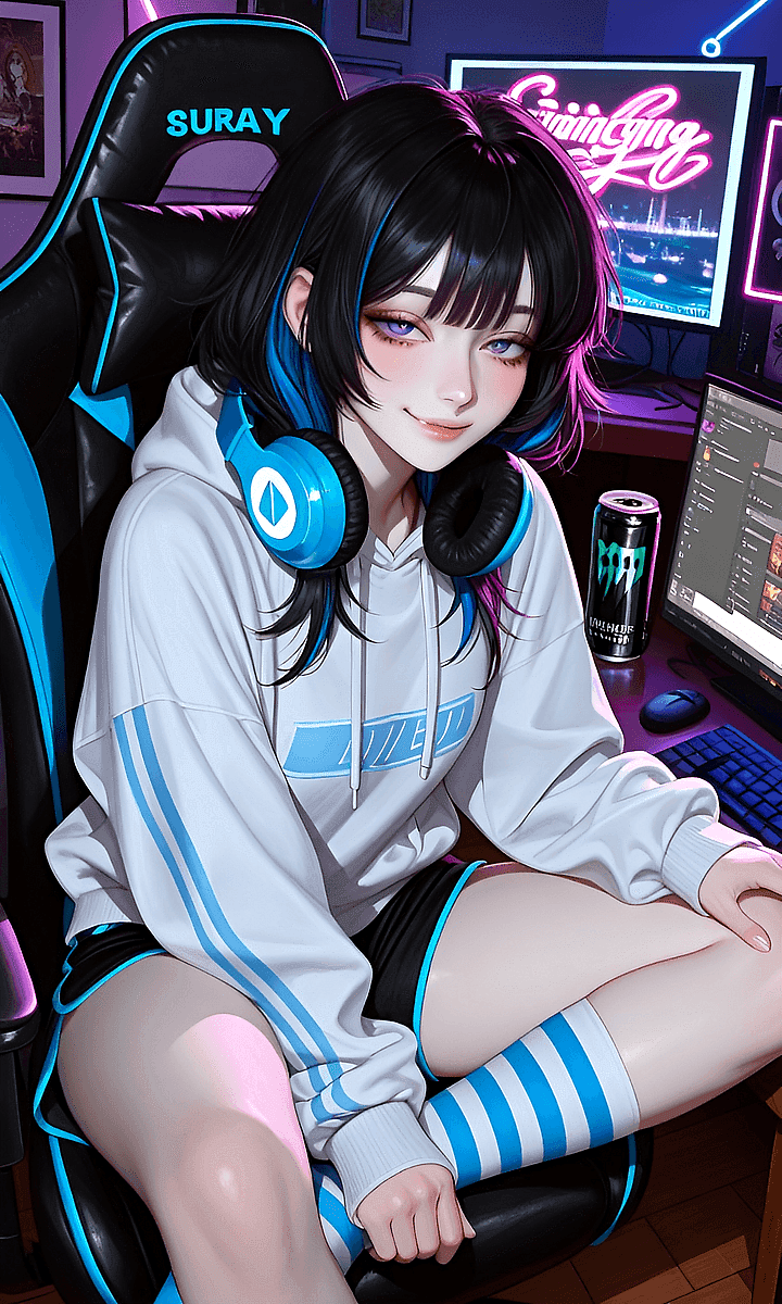 Suray Kiyomi - Your Neet Streamer Roommate