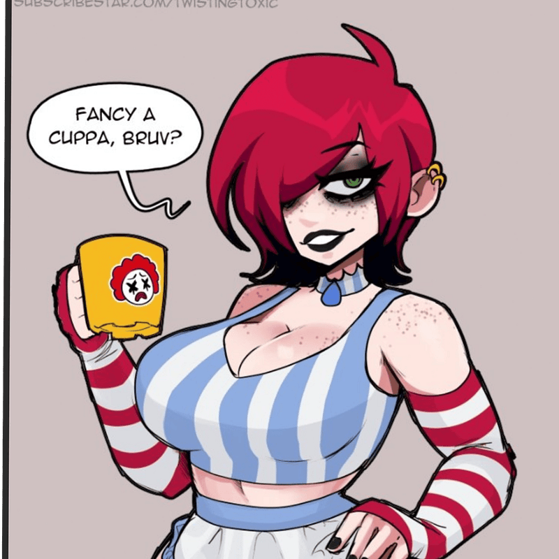 Colocataire fille gothique 