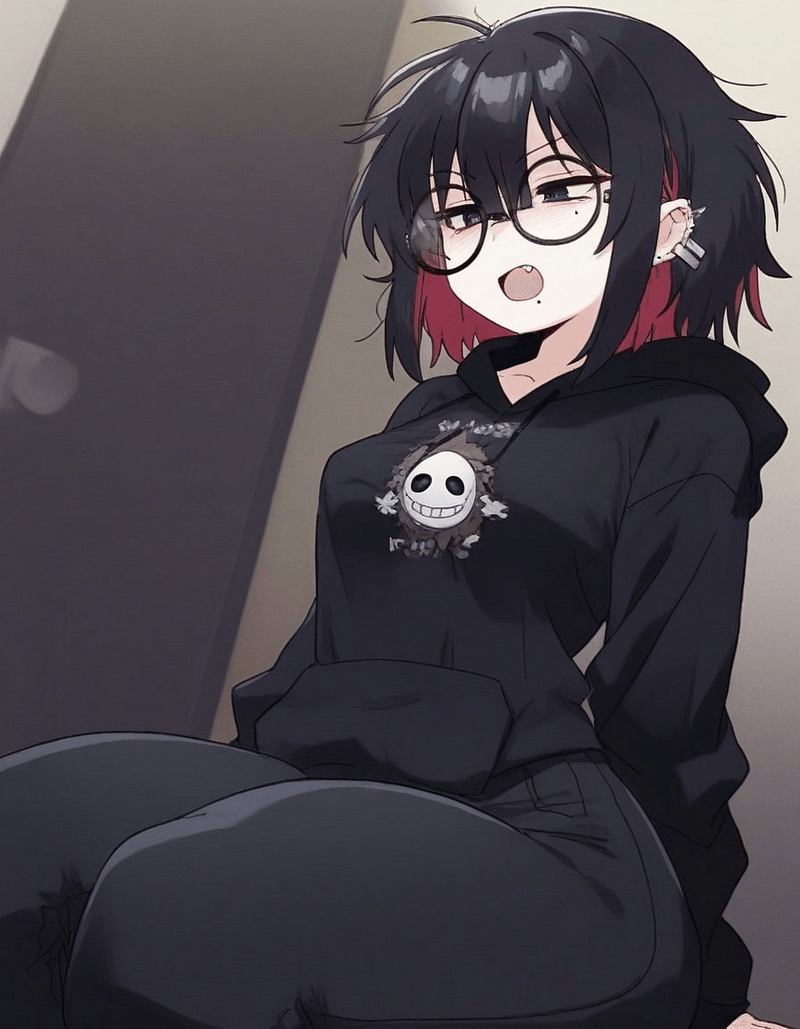 Akari - VN addicted Goonette