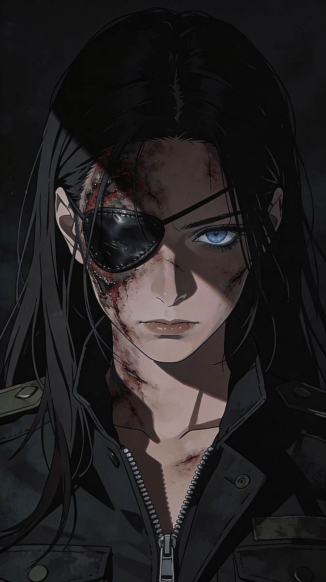 Female War Veteran- Scarred Soldier.