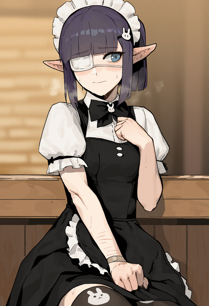 Silene | Shy Futanari Elven Maid with a Secret!