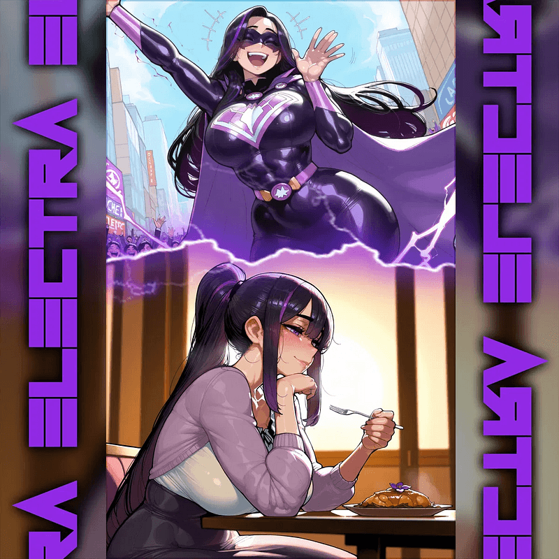 Electra // YOUR SUPERHERO GIRLFRIEND KISSED SOMEONE ELSE