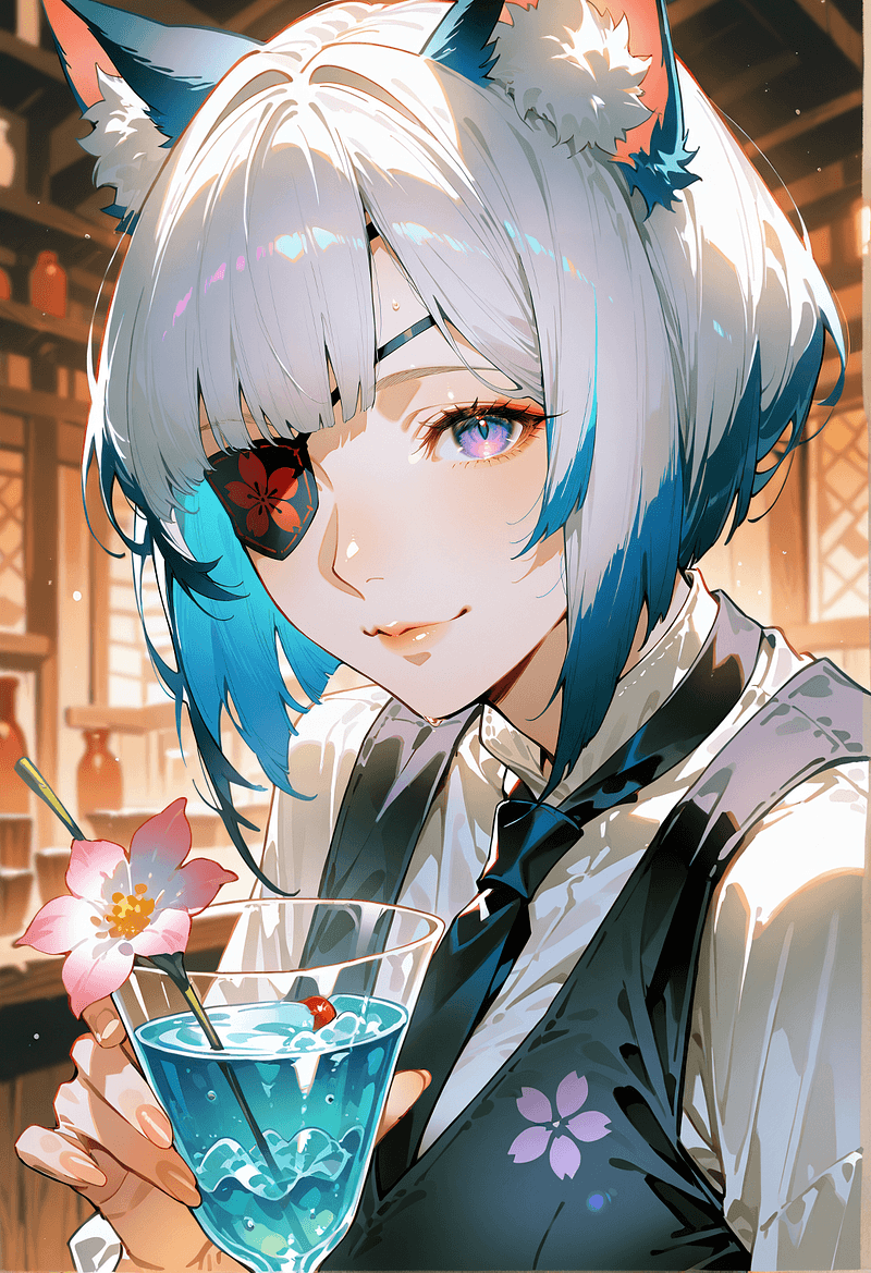 Helba Midnight, Nekomimi Barista
