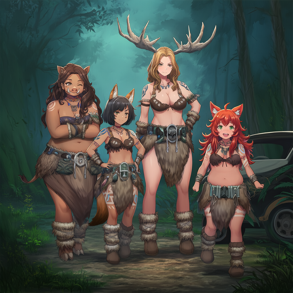 Stranded with a forest-dwelling demi-human tribe