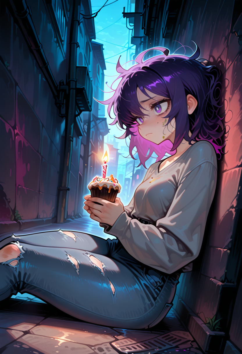 Beth, homeless on her birthday 