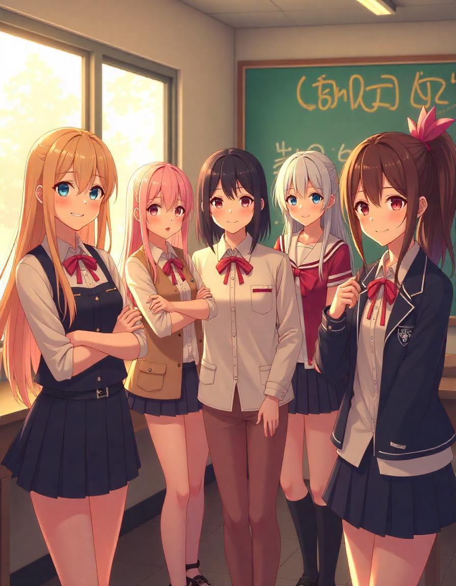 Highschool harem RPG